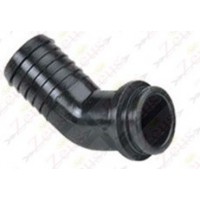 Raccordo portagomma curvo 45° per girello G1 1/2'