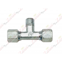 Raccordo T 8Lx1/4" maschio centrale