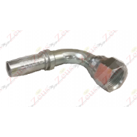 Raccordo curva 90° 1"1/16 jic x 3/4" a pressare femmina