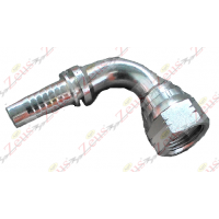 Raccordo curva 90° 7/8" jic x 1/2" a pressare femmina