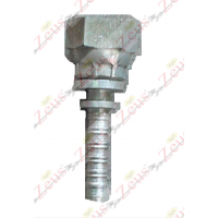 Raccordo dritto 1/8" x 3/16" a pressare femmina