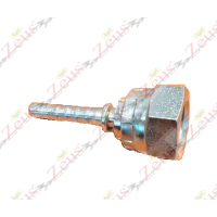 Raccordo dritto 1/4" x 3/16" a pressare femmina