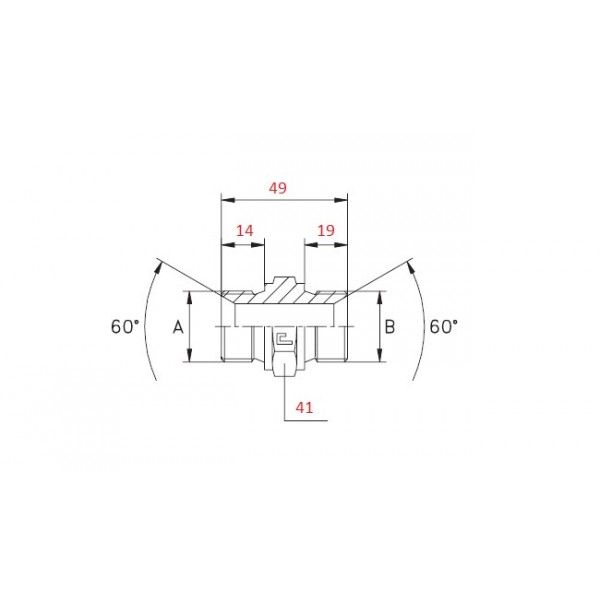 ADATTATORE DIRITTO, NIPPLO 1/2"X1" M-M