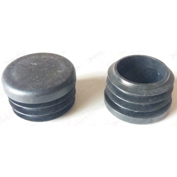 TAPPO ROTONDO IN PLASTICA per tubo con foro da 24 mm