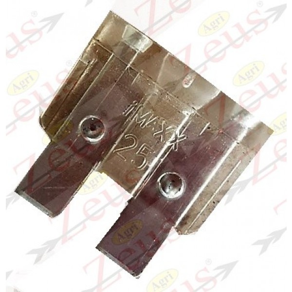 FUSIBILE BILAMA 25 AMP TRASPARENTE 19X20mm