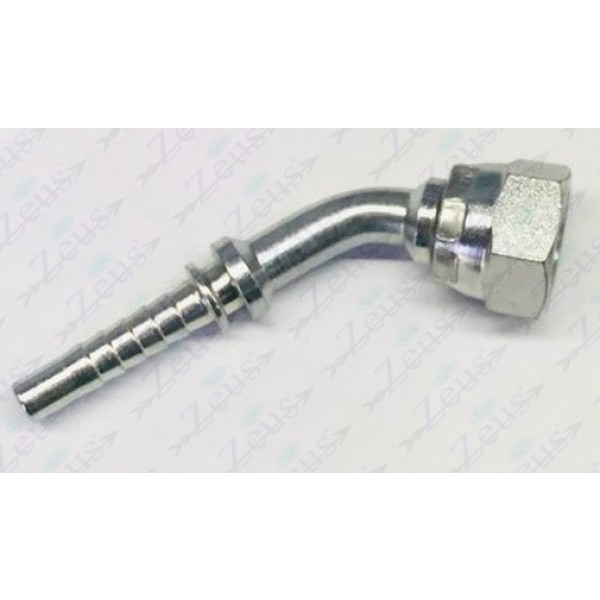 RACCORDO MEZZA CURVA 45° 1/4" A PRESSARE