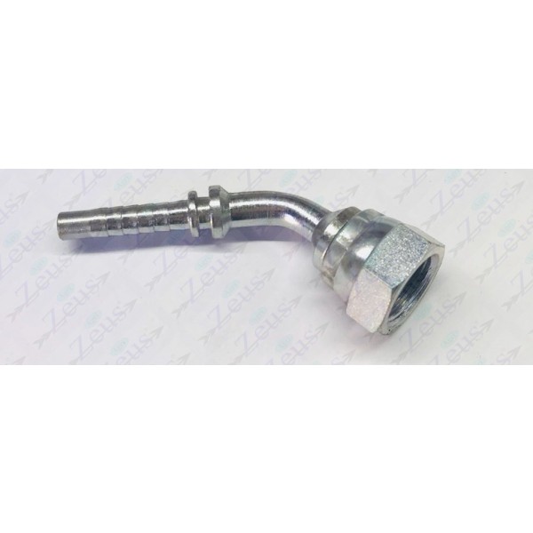 RACCORDO MEZZA CURVA 45° 3/8"X1/4" A PRESSARE
