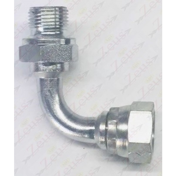 CURVA FEMMINA GIREVOLE 3/8"+MASCHIO 3/8"