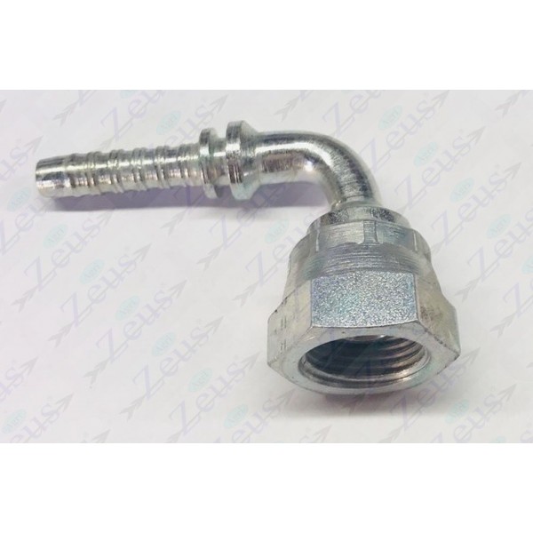 RACCORDO CURVA 90° 3/8"X1/4" A PRESSARE