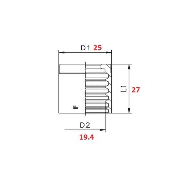 BOCCOLA 3/8"