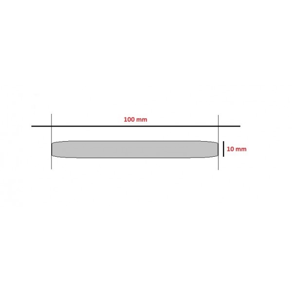 LINGUETTA CHIAVETTA LUNGA 100 LARGA 10 mm