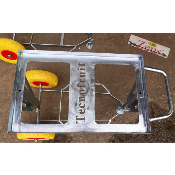 CARRIOLA PORTAVASCHETTE PER RACCOLTA PICCOLI FRUTTI