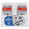 KIT LUCI MAGNETICI CON FANALI A LED 7,5 M / 2,5 M