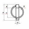 SPINA SCATTO TONDA Ø6X55MM