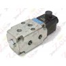 DEVIATORE A 6 VIE A COMANDO ELETTRICO FILETTATO 3/8 BOBINA 12V