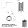 FILTRO OLIO IDRAULICO 1''1/4 - 60 MICRON CENTRALINA IDRAULICA