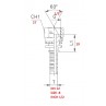 RACCORDO DRITTO 1/2" A PRESSARE