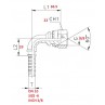 RACCORDO CURVA 90° 3/8" A PRESSARE